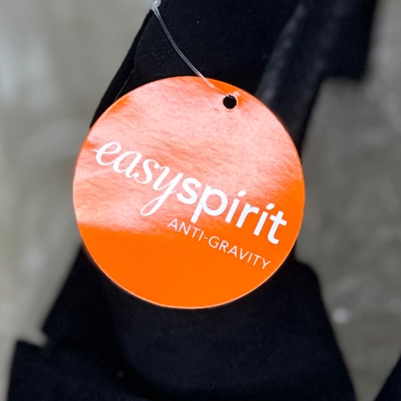 Easy Spirit Black Strappy High Heels Size 7.5 - Picture 6 of 10